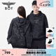 BOY LONDON25新款春夏情侶款三鷹標潮牌連帽黑色顯瘦衛衣N04009 黑色 XL