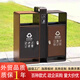 戶外垃圾桶不銹鋼鍍鋅果皮箱室外市政街道環(huán)衛(wèi)公園景區(qū)分類垃圾箱 款式3  不含運(yùn) 量大咨詢客服