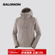 薩洛蒙（Salomon）男款 城市輕戶(hù)外保暖透氣軟殼春季內搭茄克衫 OUTPEAK SOFTSHELL 鐵灰色 C24810 L