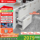 尊貴（ZUNGUI）68L 廚房嵌入式臥式冰箱家用變頻風(fēng)冷54厘米超薄零嵌底部散熱臺下內嵌抽屜式隱藏矮小全冷凍冰柜 68升單臺