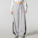 阿迪達斯（adidas）女子親膚舒適百搭寬松運動(dòng)褲毛圈布香蕉褲HZ9508 M 淺灰