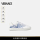 VERSACE/范思哲   男士Coral Theatre Greca運動(dòng)鞋6WH30-藍+白色39