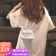 viney牛皮包包女包洋氣凱莉包斜挎手提單肩包生日禮物高級感送女友老婆
