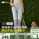 蕉下（beneunder）運動速干戶外褲DR23824女春夏薄款冰絲防曬褲透氣烏云灰M