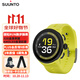 頌拓（SUUNTO）RUN馬拉松運動(dòng)腕表跑步游泳騎行心率戶(hù)外運動(dòng)智能手表男女禮物 硅膠表帶閃電黃