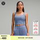 lululemon丨Ribbed Softstreme? 女士羅紋桃心領(lǐng)背心 LW1EVIS 綠洲藍 L