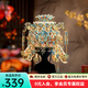 拼酷點(diǎn)翠鳳冠 十里紅妝3d立體金屬拼圖創(chuàng  )意擺件教師節送女友禮物 點(diǎn)翠鳳冠