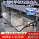 花仟陌上門(mén)安裝雨棚戶(hù)外防雨棚子遮陽(yáng)遮雨棚窗戶(hù)雨棚屋檐蓬塑鋼結構雨棚 整套伸出80貼墻180cm（包安裝）加厚塑鋼
