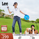 Lee【張凌赫代言】411舒適高腰小直腳中深藍色水洗女牛仔褲A5662 中深藍(25褲長(cháng)) 26 (105-110斤可選)