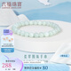 六福珠寶七夕禮物 翡翠小圓珠手串女款轉(zhuǎn)運珠手鏈 WLP012