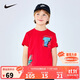 NIKE 耐克童裝男女童短袖T恤2025夏季舒適兒童針織休閑運(yùn)動(dòng)短T上衣
