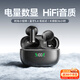 愛國者（aigo）【2025年最新款丨HIFI音質(zhì)】無線藍牙耳機半入耳式運動游戲長續(xù)航電量數(shù)顯適用蘋果小米TQ15魅影黑