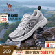 駱駝男鞋2025夏季新款透氣網(wǎng)面休閑百搭復古運動(dòng)鞋增高老爹鞋 G15M852052 月影灰 41