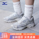 美津濃（MIZUNO）【SPEED 2K】千禧復(fù)古跑鞋男女同款運(yùn)動(dòng)鞋緩震舒適透氣跑步鞋 20/米杏色 42 (270mm)