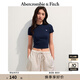 ABERCROMBIE & FITCH【多色圓領(lǐng)T】女裝25夏季美式經(jīng)典小麋鹿圓領(lǐng)短袖T恤KI139-5272 海軍藍(lán) S (165/92A)