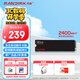 閃迪（SanDisk）250GB SSD固態(tài)硬盤(pán)2400MB/s讀速PLUS性能加強版M.2接口TLC顆粒NVMe協(xié)議PCIe3.0高速筆記本擴容電腦