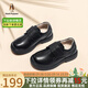 暇步士（Hush Puppies）童鞋男童皮鞋春春夏新款兒童鞋女童休閑校園演出學(xué)生黑色皮鞋 HP3394黑色 31 -鞋內長(cháng)20.30cm/腳長(cháng)19.70cm