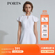 PORTS寶姿 商場(chǎng)同款新品女裝甜美荷葉系帶連衣裙三醋纖SL8D049KWB008 白色 M 6