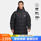 耐克NIKE羽絨服男長款保暖WR 650-D FLD PARKA外套FB8180-010黑2XL