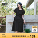 森馬[商場同款]連衣裙女設(shè)計感不規(guī)則2025夏木耳邊中長裙101325114041