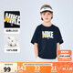 NIKE3BRAND 耐克兒童純棉短T2025年夏季字母logo男女童親膚舒適上衣