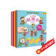 3-6歲 樂(lè)樂(lè)趣 幼兒?jiǎn)⒚芍R(shí)庫(kù)認(rèn)知貼紙書(shū) （套書(shū)共6冊(cè)）