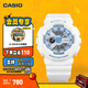 卡西歐（CASIO） BABY-G學(xué)生童款 BA-110BE馬卡龍系列時(shí)尚女士手表送女友 禮物 BA-110XBE-7APR