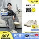 百麗七夕禮物SMILEY聯(lián)名涂鴉小白鞋男2025新款厚底休閑板鞋8WZ01CM5 米白/黑（男款） 40 (250mm)