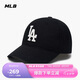 MLB帽子男女軟頂棒球帽虞書欣明星同款運(yùn)動鴨舌帽3ACP6601N-07BKS-F