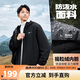 鴻星爾克防潑水運動(dòng)外套秋季風(fēng)衣男夾克連帽戶(hù)外運動(dòng)健身休閑上衣加厚防風(fēng)