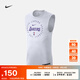 耐克（NIKE）官方洛杉磯湖人隊男子速干無(wú)袖T恤夏季新款 NBA HF1964 100白 M