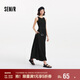 森馬（Semir）連衣裙女高腰拼接背心裙百搭2025夏優(yōu)雅圓領(lǐng)長裙通勤109325114015