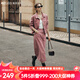 Olrain歐芮兒法式粉色牛仔外套女春裝新款復(fù)古甜美休閑外套 粉色 L