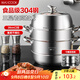 美廚（maxcook）蒸鍋 304不銹鋼26CM三層 加厚復(fù)底湯鍋 燃?xì)怆姶艩t通用 MCZ8703