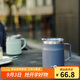樂(lè)扣樂(lè)扣（LOCK&LOCK） 遇見(jiàn)咖啡杯保溫保冷桌面杯男女辦公水杯子390ML藍(lán)色LHC4218NVY