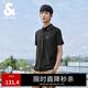 杰克·瓊斯（JACK&JONES）25年polo衫男夏季無憂搭撞色羅紋翻領(lǐng)商務(wù)刺繡logo男士短袖POLO衫 黑色E40 2XL