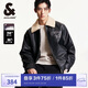 杰克·瓊斯（JACK&JONES） 秋冬英倫復古風潮流羽絨服英倫范重磅PU面料挺闊男裝224312022