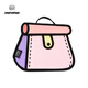 JumpFromPaper蛋糕包二次元2D漫畫斜挎包女款單肩包JFP 女友老婆生日七夕禮物 粉紅