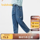 巴拉巴拉童裝兒童男童牛仔褲秋裝長(zhǎng)褲工裝風(fēng)24108103