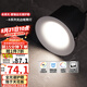 雷士（NVC）LED筒燈嵌入式背景墻無邊框12瓦暖白未來光全光譜護(hù)眼燈開孔75mm