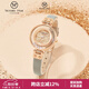 VICTORIA HYDE星辰手表女小眾輕奢女表滿(mǎn)天星小表盤(pán)高級感石英表 圣誕禮物實(shí)用 氣質(zhì)莫蘭迪灰（配手鐲）