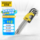 史丹利（STANLEY）9件套公制加長球頭內(nèi)六角扳手1.5-10mm STMT94158-8-23