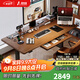 愛(ài)特屋沐風(fēng)實(shí)木電動(dòng)升降桌家用電腦桌書(shū)桌站立式工作臺(tái)辦公學(xué)習(xí)桌電競(jìng)桌 AR2雙電機(jī)【實(shí)木桌面+抽屜排插】 1.6米 送貨入戶整桌送安裝