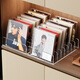 無(wú)不為cd展示架亞克力分格收藏專(zhuān)輯影碟片磁帶光盤(pán)儲存盒桌面收納置物架 小號七格