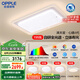 歐普（OPPLE）護(hù)眼全光譜吸頂燈客廳燈LED滿(mǎn)天星高亮線條簡(jiǎn)約奶油風(fēng)包安裝套餐1