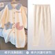 康帕美孕婦待產(chǎn)睡裙秋冬季空氣棉哺乳睡衣產(chǎn)后喂奶純棉月子服產(chǎn)婦進(jìn)產(chǎn)房 Y303【春秋套裝】 2XL【建議140-165斤】