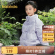 巴拉巴拉童裝兒童羽絨服女童冬裝保暖短款國風新中式寶寶立領(lǐng)外套 粉紫70032 100 cm