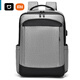 小米男士商務(wù)背包雙肩包多功能旅行出差電腦包2024新款印字定制大容量 商務(wù)多功能背包淺灰色