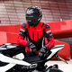 速萊特摩托車(chē)四季騎行服仿賽機車(chē)服騎士服賽車(chē)防摔秋冬防水男女騎行裝備 【赤焰紅套裝】四季防摔/可拆內襯/抵雨防水 2XL