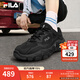 斐樂（FILA）官方掠奪者2男鞋跑步鞋網(wǎng)面鞋老爹鞋運動休閑鞋 黑/鍛鐵-BF 41